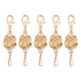 thumbnail image 4 of 5 Pieces Rose Locking Clasp Necklace Clasp Closures Bracelet Crafts Closure DIY Style B, 4 of 9