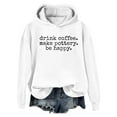 thumbnail image 1 of WEAIXIMIUNG Sweat à Capuche pour Femmes, Mode Graphique Tendance, Imprimé Lettre, Coupe Ample Décontractée, 1 of 2