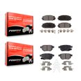 thumbnail image 1 of Positive Plus Front Rear Semi-Metallic Brake Pads Kit for Car Toyota Corolla Prius Prime Lexus CT200h AWD-e Plug-In KPF-100076, 1 of 8