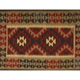 thumbnail image 1 of Ahgly Company Machine Washable Indoor Rectangle Contemporary Saffron Red Area Rugs, 2' x 4', 1 of 7
