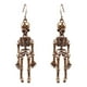 thumbnail image 3 of Pendientes para mujer, regalos para mujer, aretes colgantes vintage de calavera y esqueleto para mujer, accesorios de joyería gótica de bruja para Halloween, aretes modernos pequeños para mujer, 3 of 3