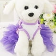 thumbnail image 6 of Stylish Dog Princess Dress, Spring Pet Apparel and Accessories for Small Breed Dogs, Fashionable Puppy Costume, Floral Patterned Dog Clothing Gift(Pink, XS), 6 of 8