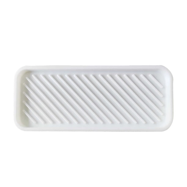 Pequeña rejilla rectangular de silicona para desagüe, jabón de silicona, rejilla de desagüe