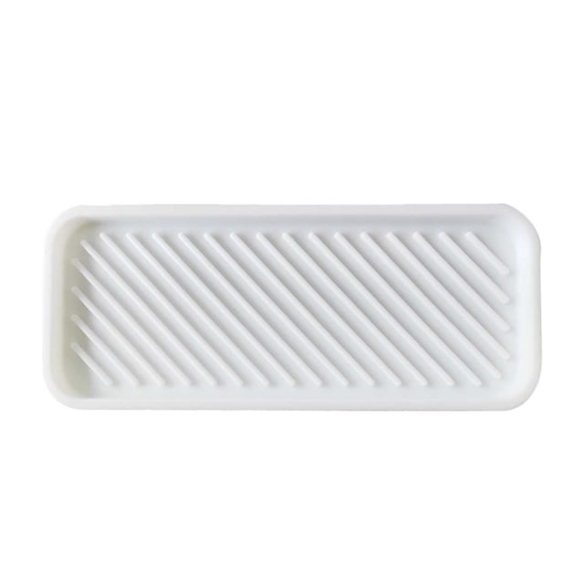 Small Rectangular Silicone Drain Pad for Kitchen Use Versatile Soap Drain Rack for Efficient Water and Quick Drying Solutions
