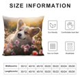 thumbnail image 5 of Fenyluxe Flowers Pillow Covers for Couch Sofa Indoor Outdoor - Mother's Day Spring Throw Pillow Cover 1PC 22x22in, 5 of 5