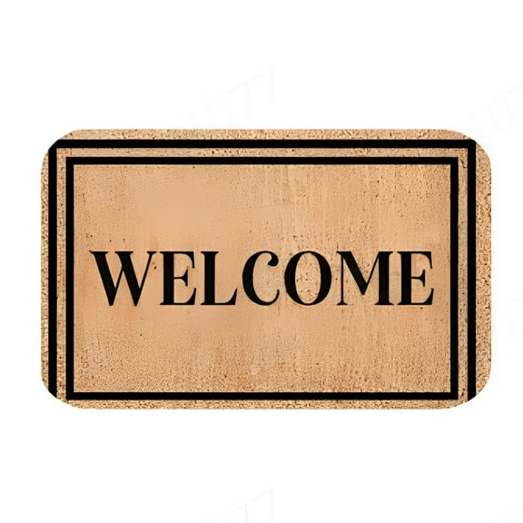 DERONA Doormat Non Entryway Indoor Outdoors Mats Doormat Rug for Layering Decorative Front Door Entrance Door Mats Outside Welcome for Front Mats
