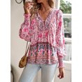 thumbnail image 3 of Camisa estampada para mujer Otoño 2024 Temperamento Cuello en V Manga larga Ropa de mujer Promoción Camiseta Cuteore Taylors Swift, 3 of 4