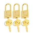 thumbnail image 4 of Miangastore 3 Set Pirate Treasure Chest Buckle Box Padlock Gift Toy Box Latches Chinese Padlock Lock, 4 of 9