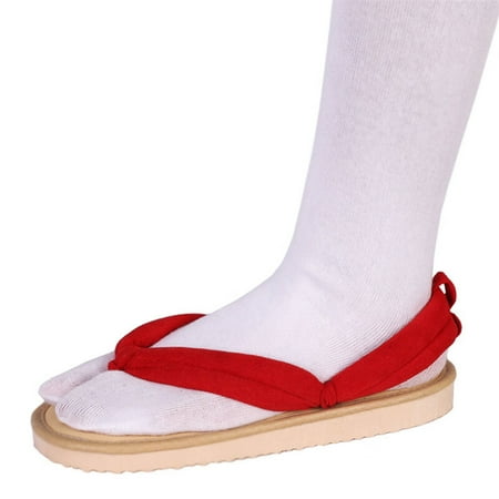 

Mmucco Anime Demon Slayer Cosplay Shoes Kimetsu No Yaiba Kamado Clogs Sandals Flip Flop