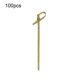 thumbnail image 1 of 100pcs/bag Cocktail Picks Disposable No Burr Bamboo Olive Dessert Toothpicks For Bar Q, 1 of 5