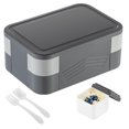 thumbnail image 1 of Binwennn Student Worker Microwave Heated Lunch Detachable Partition Silicone Sealed Lunch Self Contained Tableware Portable Lunch Fridge Organization And Storage Laundry Room Organization Containers, 1 of 6