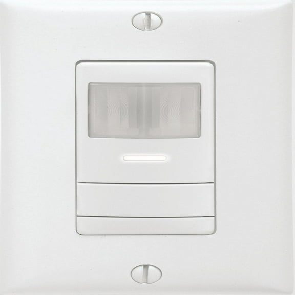 Sensor Switch WSX 2P WH PIR Occupancy Two Pole Wall Switch Sensor, Ivory , White CA2