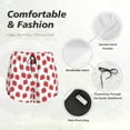 thumbnail image 6 of Fotbe Cartoon Strawberry Womens High Waist Running Shorts Athletic Workout Quick Dry Shorts for Women with Pockets Gym Yoga Summer Shorts-Small, 6 of 9