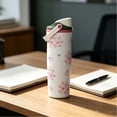 thumbnail image 6 of Masterss Golf 30oz Azalea Insulated Water Bottle with Straw Lid Stainless Sports Bottle Travel Flask Merchandise Gift for Women, 6 of 8