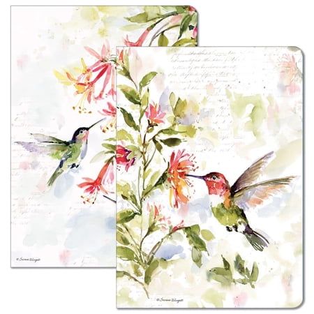 Lang Companies, Hummingbird Floral 2 Pack Journals