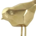 thumbnail image 5 of 7", 8"H Gold Polystone Dimensional Faceted Bird Sculpture, by CosmoLiving by Cosmopolitan (2 Count), 5 of 13