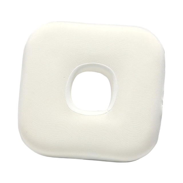 predolo Ear Piercing Pillow Pierced Ears Support Breathable Ergonomic Washable Polyester white square