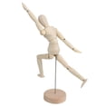 thumbnail image 4 of BQLZR 8 inch Joints Wooden Mannequin Toy Perfect For Drawing the Human Figure Painting, 4 of 5
