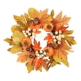 thumbnail image 1 of Anillos de vela de otoño, coronas, anillos de vela de otoño, centros de mesa, anillos de vela de hoja de arce de calabaza artificial para fiesta en, 1 of 8