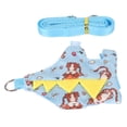 thumbnail image 1 of Adjustable Soft Comfortable Cute Ferret Harness Leash With D Ring, Small Animals Vest Harness For Ferrets, Rats, Guinea Pigs, 1 of 8