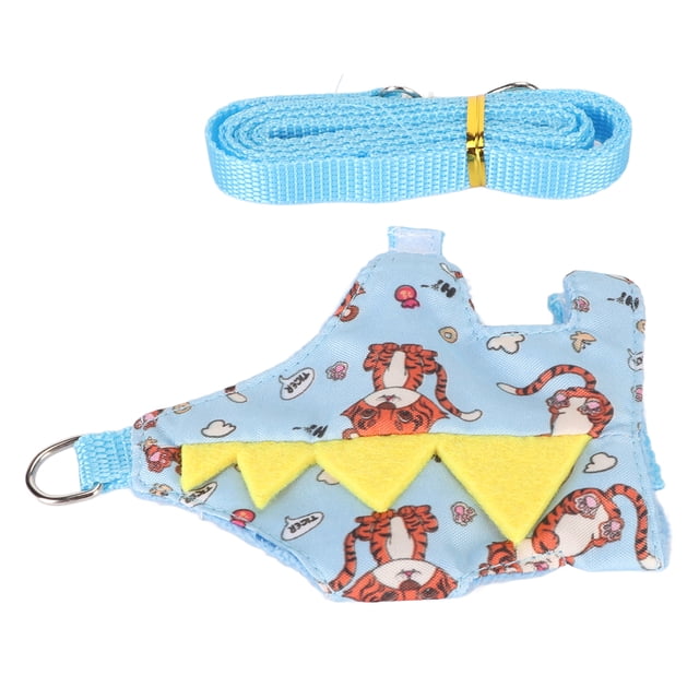 Adjustable Soft Comfortable Cute Ferret Harness Leash With D Ring, Small Animals Vest Harness For Ferrets, Rats, Guinea Pigs