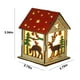 thumbnail image 3 of RKSTN christmas deals Christmas Day Wood House With Light, Santa Claus, Snowman, Deer Decorations With Light, Christmas Day Party Decoration, 3 of 6