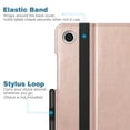 thumbnail image 6 of Fintie Case for Samsung Galaxy Tab A9+ / Tab A9 Plus 11 inch 2023 Model (SM-X210/X216/X218), Multi-Angle Viewing Smart Stand Back Cover with Pocket Auto Wake/Sleep, Rose Gold, 6 of 10