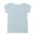 thumbnail image 4 of GYRATEDREAM Baby Boys Girls Solid Color Tracksuit Outfits Ribbed Knit Short Sleeve Tops T-shirt + Elastic Waistband Shorts Infant Toddler 2-Piece Set for 6 Months-4 Years, 4 of 8