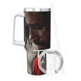 thumbnail image 2 of Tron：Ares Movie 40 OZ Ice Bully Cup with Handle Straw, Double Wall Stainless Steel Tumbler Travel Coffee Cup with Lid, Insulation and Cooling Cup for Birthday Present, 2 of 8