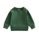 thumbnail image 4 of Sudaderas para niños pequeños, niños y niñas, de color sólido, con cuello redondo, manga larga, sudaderas con capucha, suéteres casuales para otoño e invierno, 4 of 5