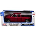 thumbnail image 3 of 2006 Chevrolet Silverado 1500 Camionnette Rouge Métallique "Die-Cast Collection" Série 1/25 Modèle de Voiture Moulée sous Pression par Motormax, 3 of 3