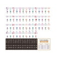 thumbnail image 2 of Piano Keyboard Sticker With 25 49 61 76 88 Key Notes And Staff Markings, Transparent Removable Vinyl To Protect Keys Without Damage, Designed By Experienced Musicians To Simplify, 2 of 8