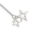 thumbnail image 2 of Sterling Silver Fancy Stars Charm Toggle Bracelet (7 inches), 2 of 3
