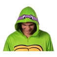 thumbnail image 4 of Teenage Mutant Ninja Turtles Mens' Adult Hooded Union Suit TMNT Character 1PC Costume Sleep Pajama Lounge, 4 of 7