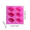 thumbnail image 5 of Hot Lips Molds Silicone For Soap,Large 3D Sexy Red Lip Kisses Collection Silicone Molds For Chocolate Chocolate Bomb Soap Bath Bomb Candle Wax Cake Decoration,Valentine Wedding Party Baking Mold, 5 of 9