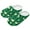 Dinosaurs Green, variant on Frog Mushroom Print Winter House Slippers for Women Men, Lightweight Fabric Casual Cotton House Shoes, Non-Slip Closed Toe Home Shoes, Indoor and Outdoor, Size 6-7