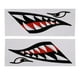 thumbnail image 1 of Kit De Pegatinas De 2 Piezas, Pegatina Impermeable De Boca De Tiburón Para Coche, Kayak, Barco, Decoración De Camiones, Autobús, Guardabarros, Patrón De Ojos Y Dientes De, 1 of 7