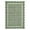 Green, variant on Scalloped Large Area Rug 10x13 Rug for Living Room Washable Rug Modern Non Slip Throw Rugs Bedroom Rugs Low Pile Stain Resistant Carpet for Dining Room Nursery Classroom 10'x13'