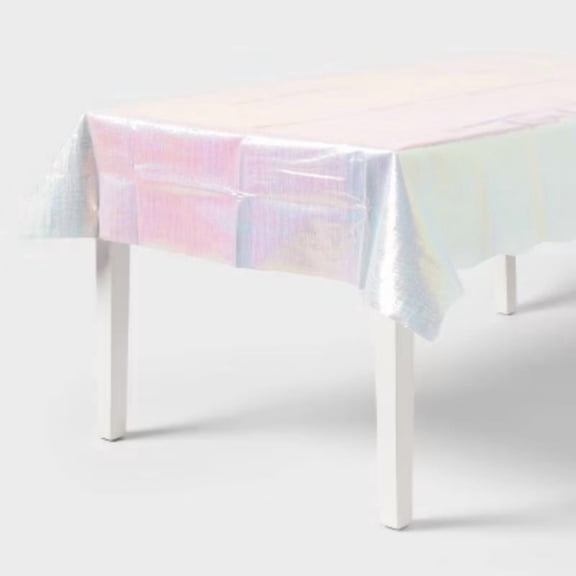 54 x 108" Iridescent Table Cover - Spritz