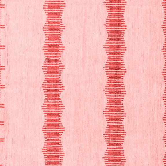 Ahgly Company Indoor Square Solid Red Modern Area Rugs, 5' Square