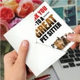 thumbnail image 4 of 3613 Funny Thank You Card ' To A Great Pet Sitter ' with Envelope by NobleWorks, 4 of 6
