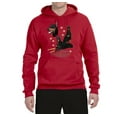 thumbnail image 2 of If It's Not a Doberman It's Just a Dog Gift | Mens Dog Lover Hooded Sweatshirt Graphic Hoodie, Red, Large, 2 of 3