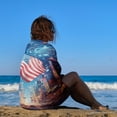 thumbnail image 3 of Flag Of The United States Beach Towel, Microfiber Beach TowelsAbsorbent, Compact, Beach Blanket, Lightweight Towel for The Swimming, 3 of 7