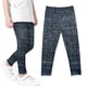 thumbnail image 1 of Odeerbi 3-8 Años Niñas Leggings Mallas Elásticas Imitación Denim Pantalones de Verano Cintura Alta Panty Suave, 1 of 4