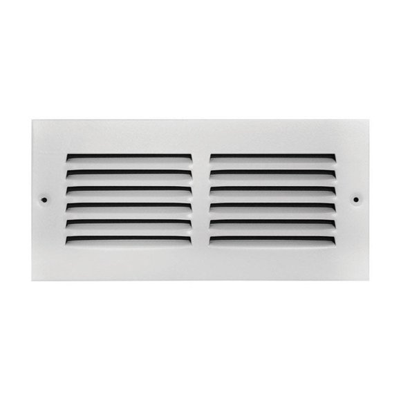 Return Air Grille Tru Aire 10x4 en acero con recubrimiento en polvo blanco