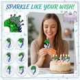 thumbnail image 2 of Cartoon Mermaid Number Birthday Candle - Glittery Underwater - Themed Design with Crystal - Like Accents for Kids’ Birthday Parties, Cake Decorations, Celebration Events, 2 of 7