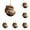 #2, variant on 5Pcs Forest Animal Acorn Ornaments – Acrylic Woodland Christmas Tree Hanging Decorations, Cozy Rustic Holiday Home Decor