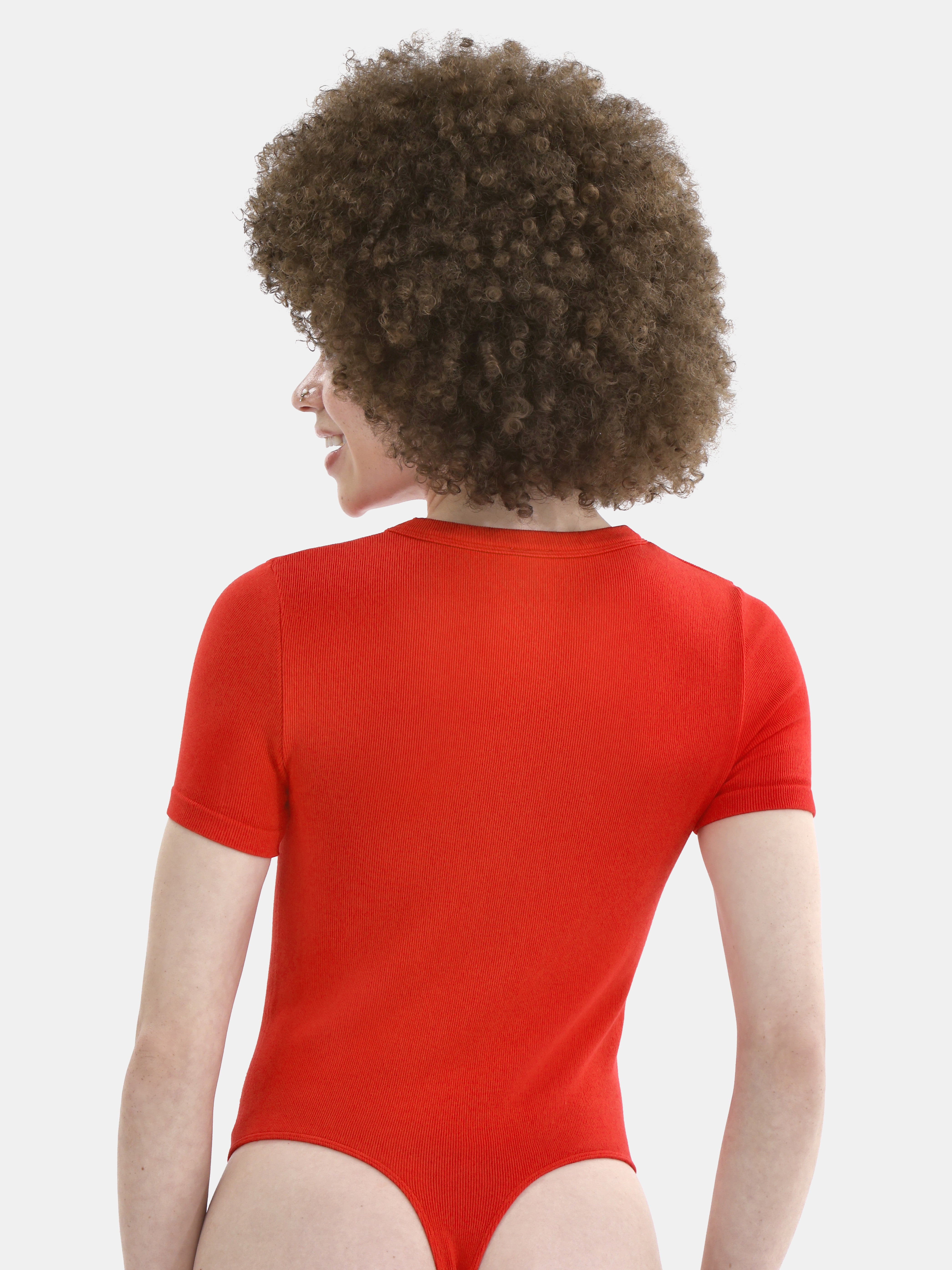 No Boundaries Crewneck Seamless Bodysuit, Women's