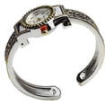thumbnail image 5 of Blekon Collections Japanese Quartz Women's 25mm Oval Case Unique Designed Concho Cuff Bangle Watch, 5 of 8
