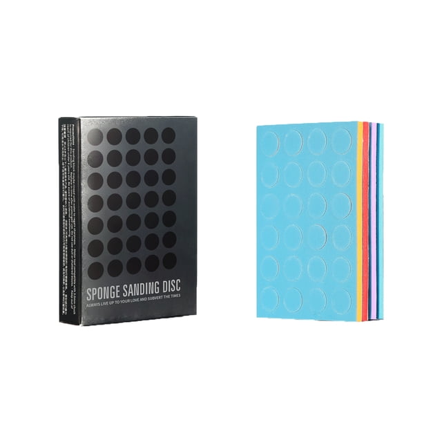 Self Adhesive Sponge Sanding Disc Sponge Sandpaper Double Side Abrasive Model Tools Polishing Sponge